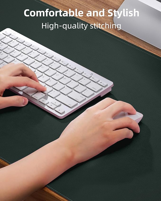 Non-Slip Desk Pad, Mouse Pad, Waterproof PVC Leather Desk Table Protector - Image 3