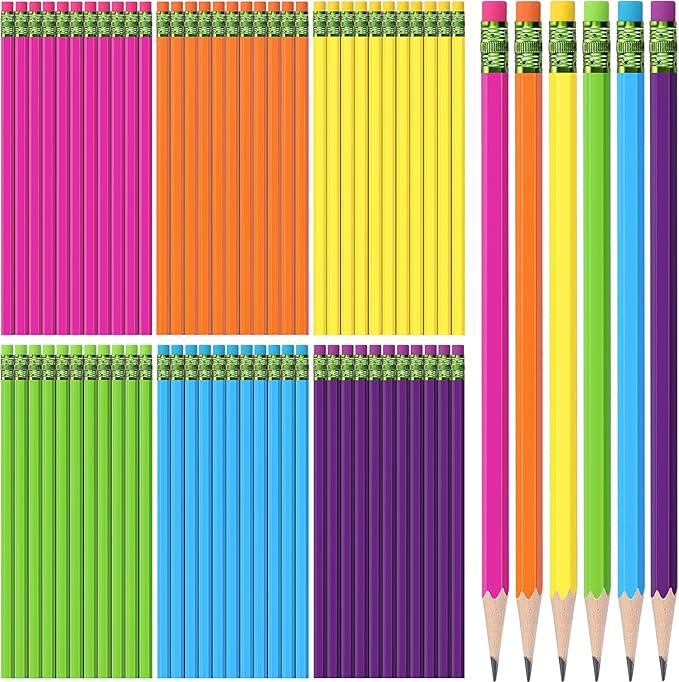 TecUnite 600 Pcs HB #2 Unsharpened Pencils bulk by TecUnite