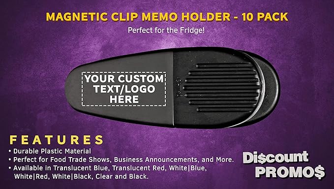 10 Magnetic Memo Holders Set - Image 2