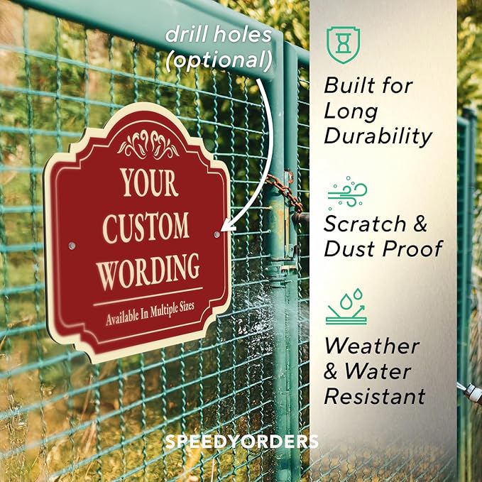 Custom Decorative Outdoor Metal Signs - Image 6