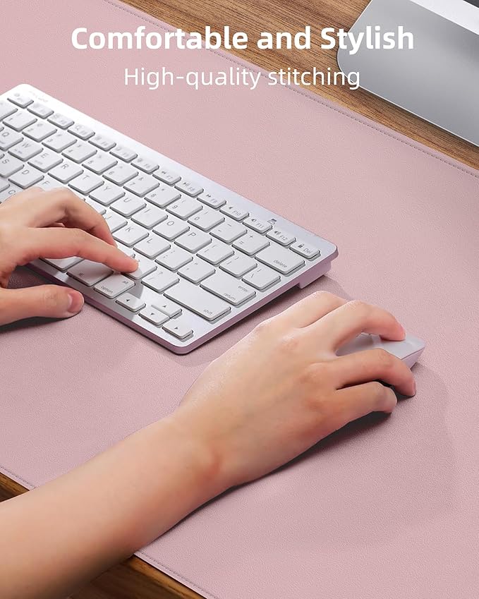 Non-Slip Desk Pad, Mouse Pad, Waterproof PVC Leather Desk Table Protector - Image 3