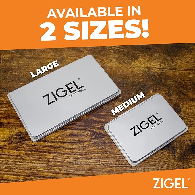 2 Pack Metal Case Stamp Pad Medium Size - Image 4