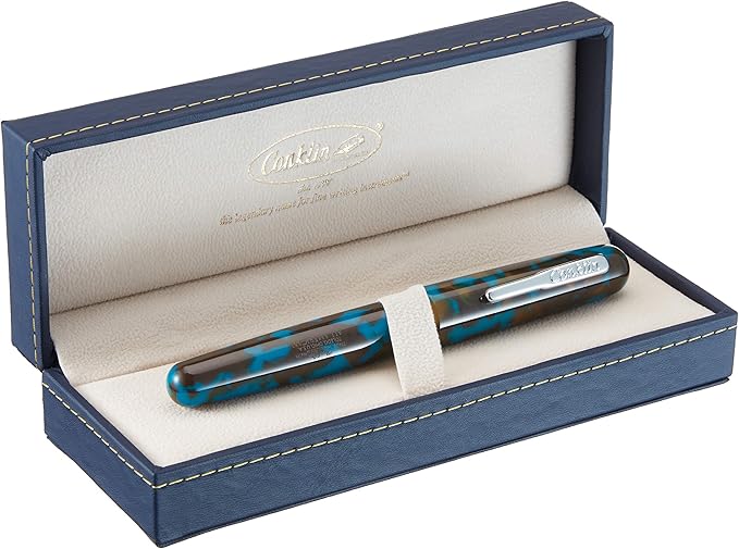 Conklin All American Fountain Pen in Southwest Turquoise – Extra Fine Nib - Image 3