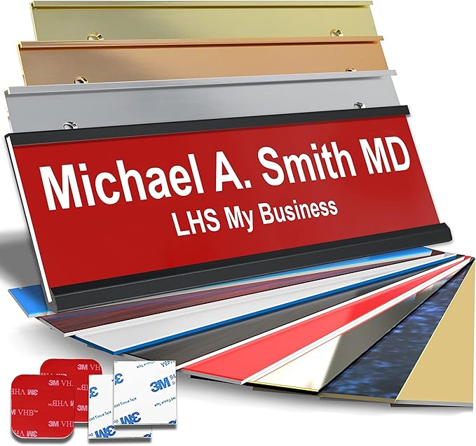 Custom Name Plate for Doors, by LHS+My+Business