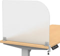 VaRoom Studio Wing Desktop Privacy Panel – Frosted Acrylic Clamp-on Desk by VaRoom