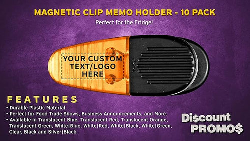 10 Magnetic Memo Holders Set - Image 2