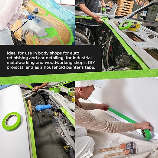 Dura-Gold Green Automotive Masking Tape 3/4, 2 Inch, 1 Roll Each - Image 5