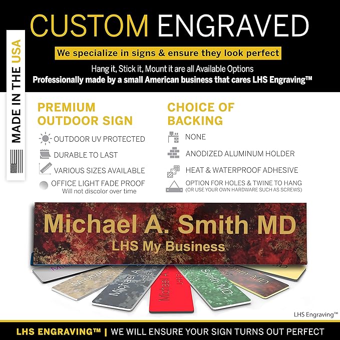 Custom Name Plate for Doors, - Image 2