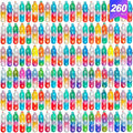 260 PCS Pop Keychain Bulk Party Favors, Fidget Toys by amicbng