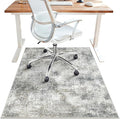 Office Chair Mat for Hardwood Tile Floor, Abstract 36"X 48" Desk Mats for by BESBLEE