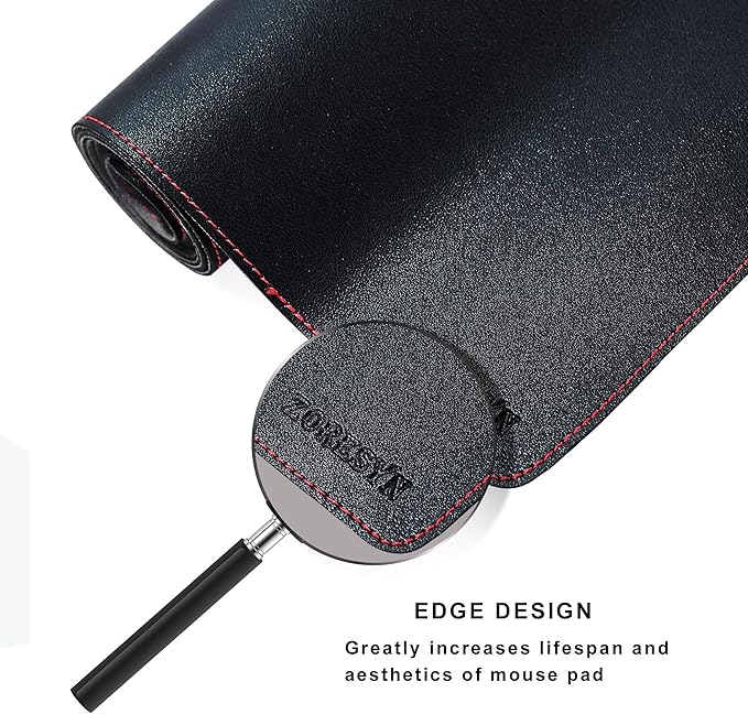 ZORESYN Desk Pad 74.8x19.7inch, Large Mouse pad Desk Mat, Waterproof PU Leather - Image 5