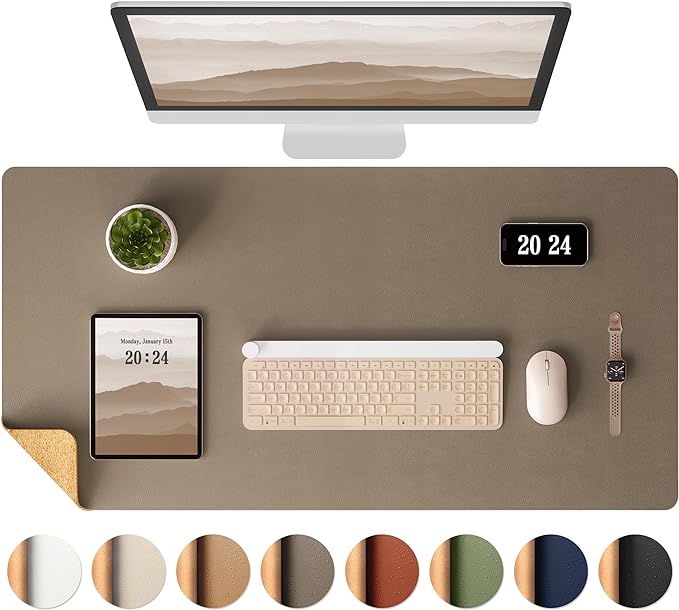 Aothia Dual-Sided Desk Pad by AothiaSimpleNaturalUnique