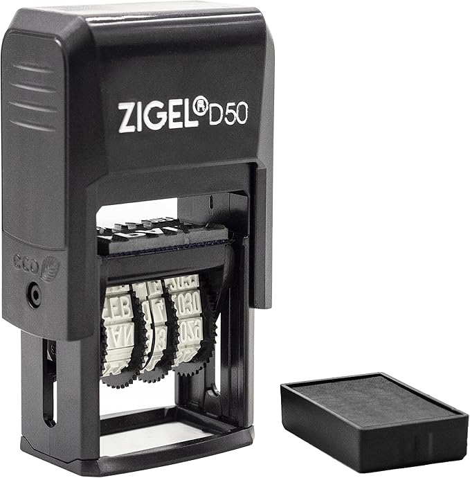 ZIGEL D50 Date Stamp with MAILED - Image 3