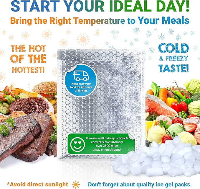 Amiff Silver Thermal Bubble Mailer, 18 x 22 Inches. 50 Pack Metallic Bubble - Image 3