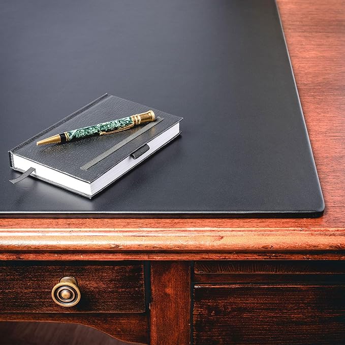 Black Leatherette 22" x 14" Conference Pad - Image 3