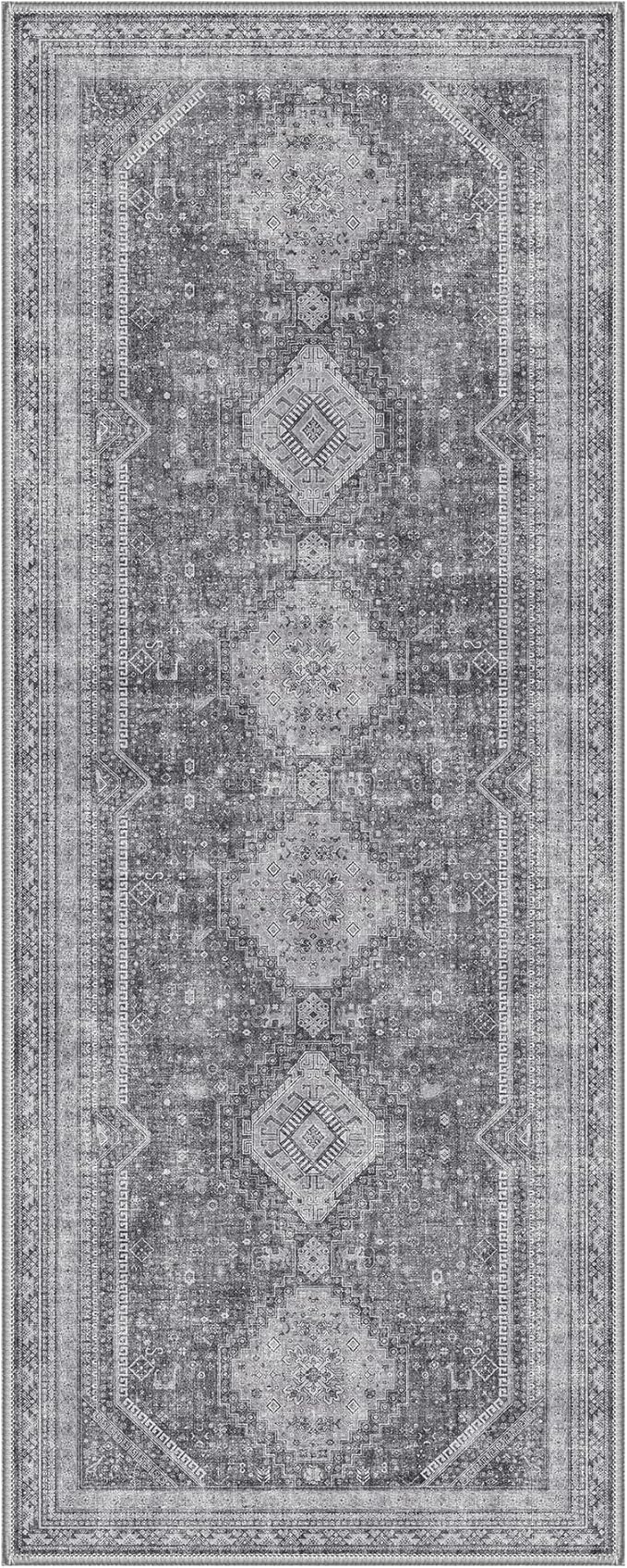 GENIMO Runner Rug 2x5 Non Slip Machine Washable Hallway Runner Rug, Low Pile - Image 7