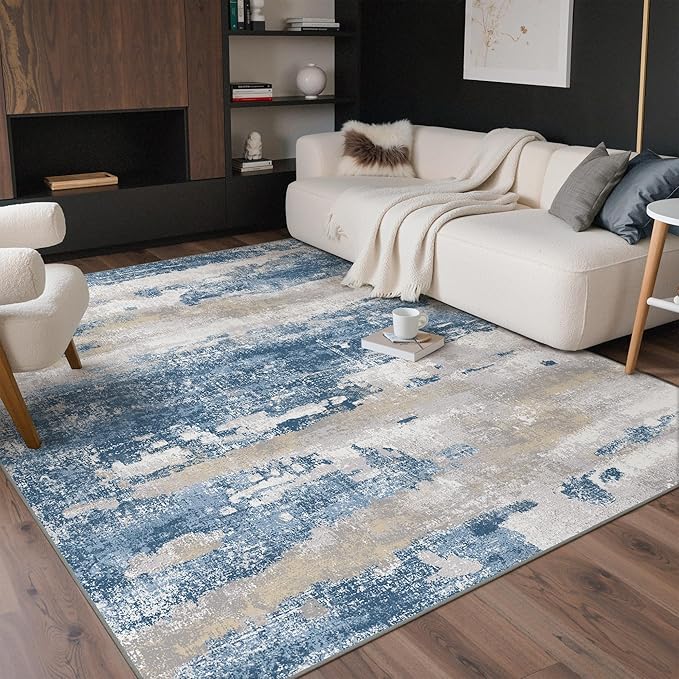 GENIMO No Crease Non Slip 8x10 Area Rugs by GENIMO