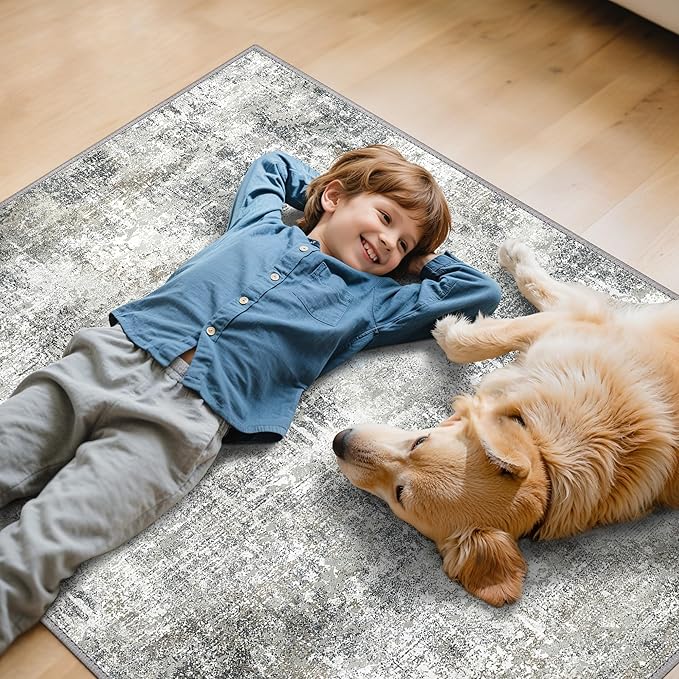 Office Chair Mat for Hardwood Tile Floor, Abstract 36"X 48" Desk Mats for - Image 7