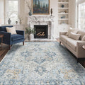 GENIMO 5x7 Area Rugs for Living Room, Machine Washable Rug, Non Slip Vintage by GENIMO