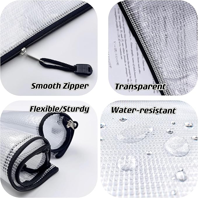 Oaimyy-18 PCS-3"x 5" inchs-Zipper Pouch, Puzzle Storage Bag Plastic Zip Pouches - Image 3