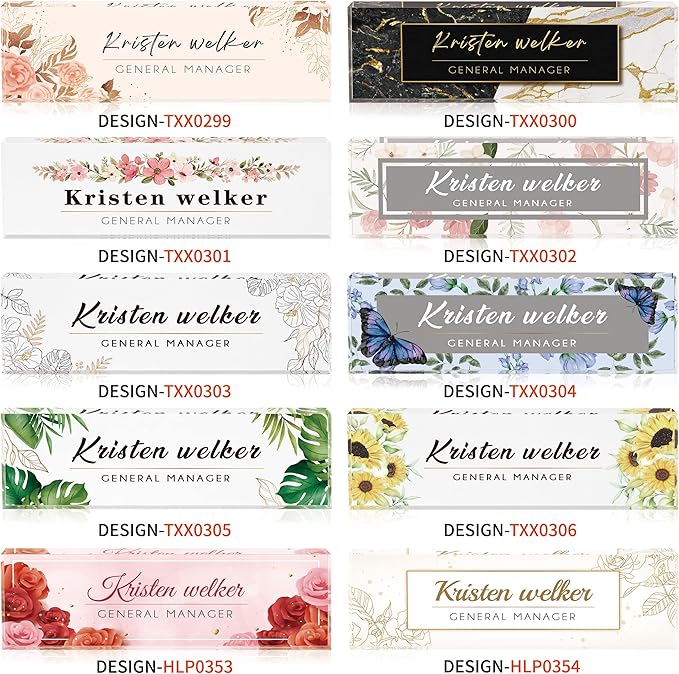 Desk Name Plate Personalized, Custom Name Plates - Image 8
