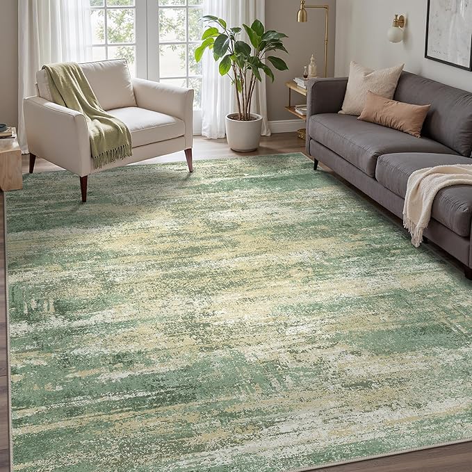 GENIMO 8x10 Area Rugs, Machine Washable Rugs by GENIMO