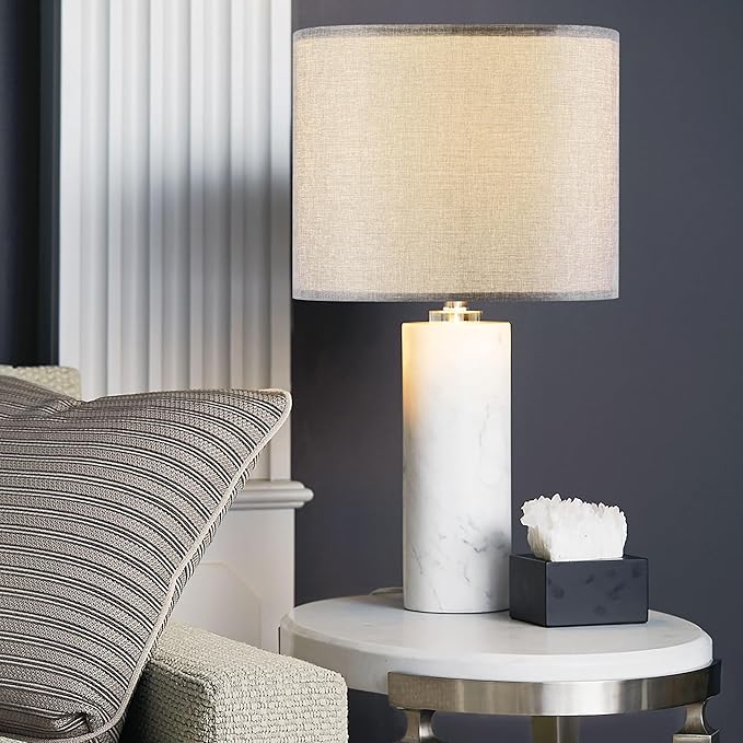 Set of 2 Large Drum Lamp Shades Modern Lamp Shade 16" Top x 16" Bottom x 12" - Image 9
