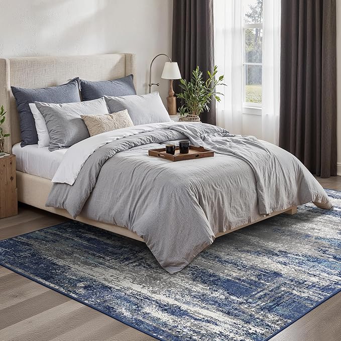 GENIMO 5x7 Area Rugs-Washable Area Rug Lightweight Low Pile, Non Slip Indoor - Image 3