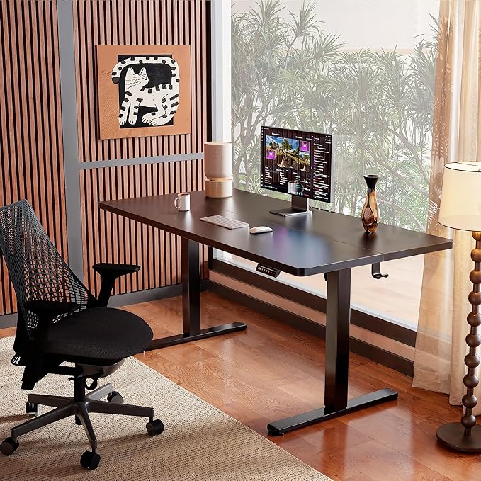 ErGear Height Adjustable Electric Standing Desk, 47.2 x 23.6 Inches Sit Stand - Image 2
