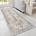 GENIMO Runner Rug 3x8, Non Slip Vintage Hallway Runner Rugs, Low Pile by GENIMO