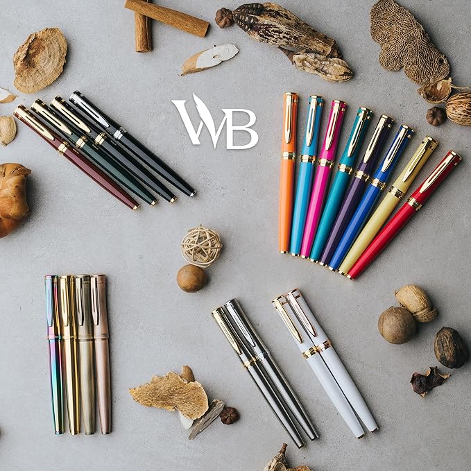 Wordsworth & Black Fountain Pen Set, Extra Fine Nib, Includes 24 Pack Ink - Image 8
