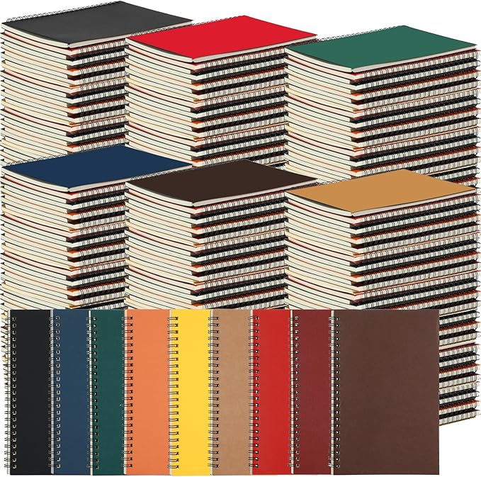 Yahenda Spiral Notebook College Ruled Journals Notebooks Lined 8.3 x 5.5 Inch by Yahenda