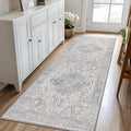 GENIMO 2'6"x8 Runner Rugs for Hallway, Machine Washable Non Slip Vintage Retro by GENIMO