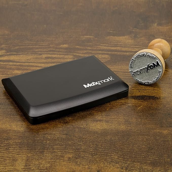 MaxMark Large Premium RED Ink Stamp Pad - Image 6