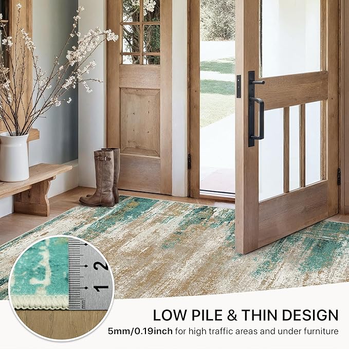 GENIMO 8x10 Area Rugs, Modern Living Room Rugs, Large Machine Washable Rug - Image 6