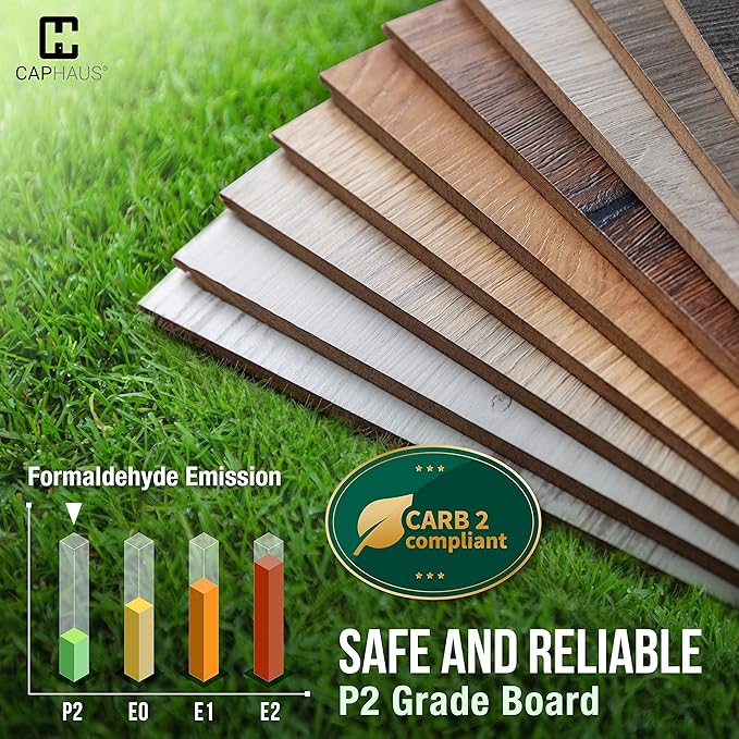 CAPHAUS 4 Tier Bookshelf, 24 Inch Width Free Standing Shelf, Bookcase Shelf - Image 7