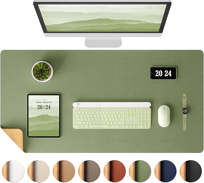 Aothia Dual-Sided Desk Mat by AothiaSimpleNaturalUnique