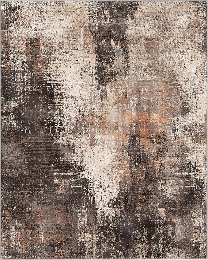 GENIMO Washable Area Rugs for Living Room, 9x12 Vintage Non Slip Rugs, Low Pile - Image 5