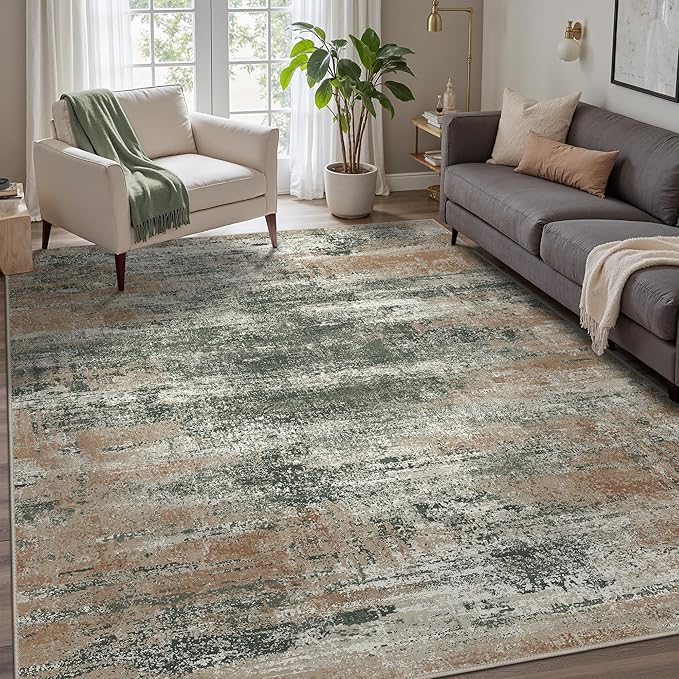 GENIMO 8x10 Area Rugs, Modern Living Room Rugs, Large Machine Washable Rug by GENIMO