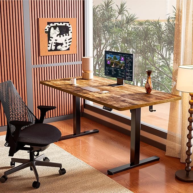 ErGear Electric Standing Desk, 44 x 24 Inches Height Adjustable Stand up Desk - Image 2