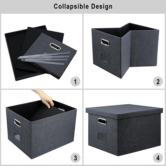 File Organizer, Collapsible Storage Filling Box - Image 5
