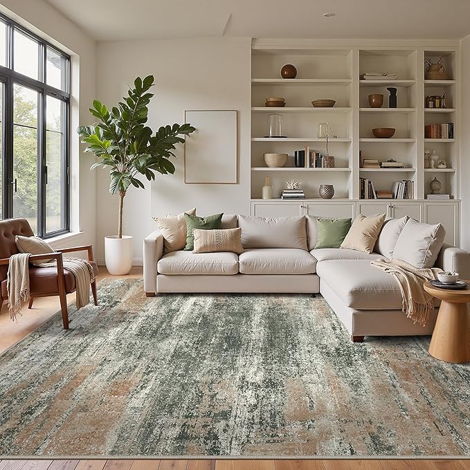 GENIMO 8x10 Area Rugs, Modern Living Room Rugs, Large Machine Washable Rug - Image 3
