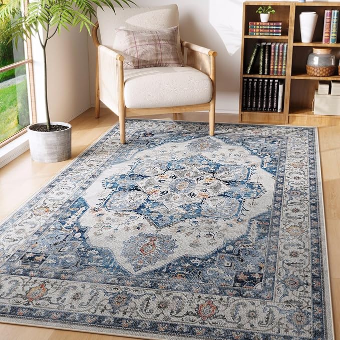 Rugcomf Vintage Medallion 4'x6' Rug by Rugcomf