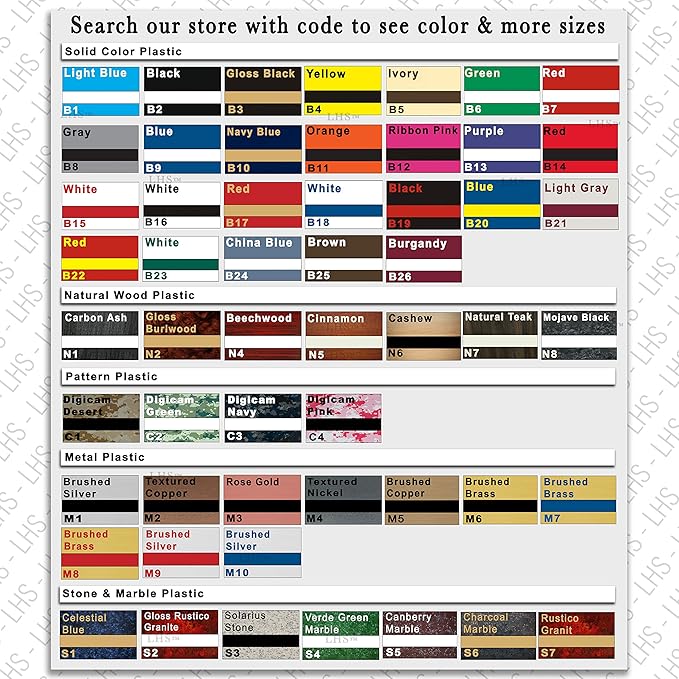 Personalized Name Plate with Choice of Mounting Holders - Image 8