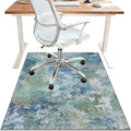 Office Chair Mat for Hardwood Tile Floor, Abstract 48"X 60" Desk Mats for by BESBLEE
