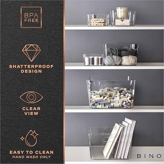 BINO | Plastic Storage Bins, Small - Image 7