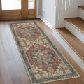GENIMO 2x7 Runner Rugs for Hallway, Machine Washable Non Slip Vintage Rugs by GENIMO