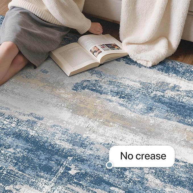 GENIMO No Crease Non Slip 6x9 Area Rugs - Image 6