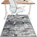 Office Chair Mat for Hardwood Tile Floor, Abstract 36"X 48" Desk Mats for by BESBLEE