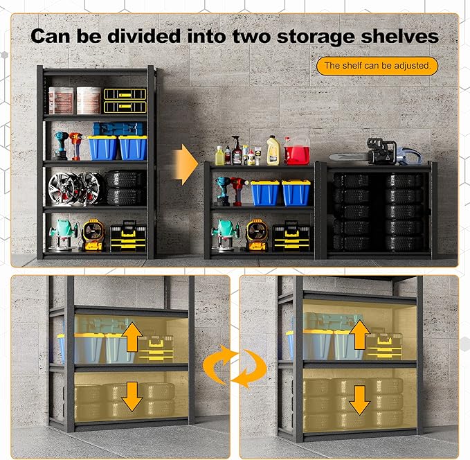PLMFJQK 2 Sets Storage Shelves - Image 6